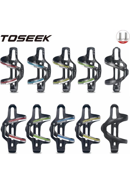 Sağ - Kırmızı Mat Stili Toseek Karbon Fiber Bisiklet Şişe Tutacağı Bisiklet Şişe Kafesi Bisiklet Su Şişesi Tutacağı Yandan Çekme Sol Sağ Açma Vidaları Gönder (Yurt Dışından) fiyatları