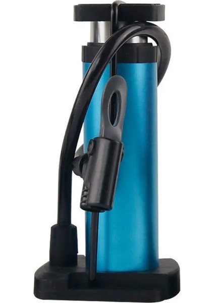 Mavi Stil Bisiklet Pedal Pompası Ev Pil Araba Elektrikli Motosiklet Yüksek Basınçlı Taşınabilir Mini Pedallı Hava Pompası (Yurt Dışından)