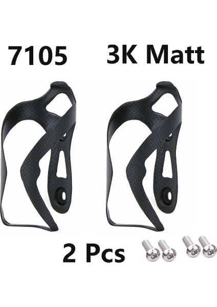 7105X2 Stili Elıtaone Bisiklet Su Şişesi Kafesi Karbon Mtbroad Bisiklet 3k Karbon Şişe Tutucu Ultra Hafif 20G (Yurt Dışından)