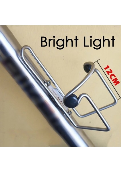 Parlak Işık 12CM Stili Totı Titanyum Alaşımlı Mtb Yol Bisikleti Su Şişesi Tutucu Hafif Dağ Bisikleti Bardak Tutucu Şişe Kafesi 76G Bisiklet Aksesuarları (Yurt Dışından)