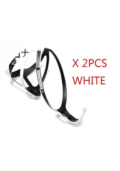 2 x Ud Mat Beyaz Stil 2020 Sıcak Satış Tam Karbon Fiber Bisiklet Su Şişesi Kafesi Mtb Yol Bisikleti Botelle Tutucu Ultra Hafif Döngüsü Ekipmanları Mat Parlak (Yurt Dışından)