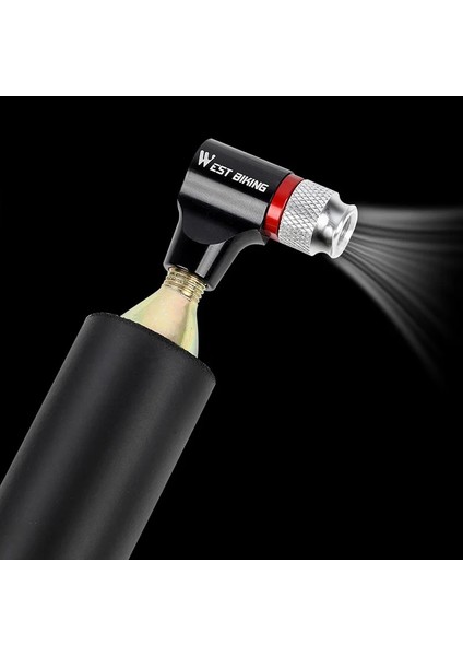 No.1 Tarzı Co2 Pompası Bisiklet Adaptörü Bisiklet Şişirme Lastik Tüp El Pompası Karbondioksit Co2 Kartuşu Fransız Amerikan Bisiklet Ekipmanları (Yurt Dışından)