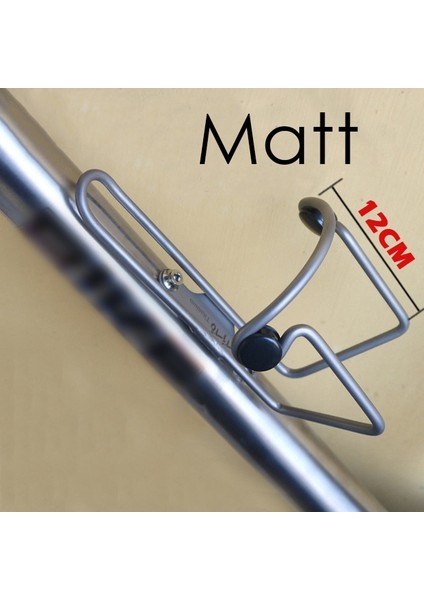 Mat 12CM Tarzı Totı Titanyum Alaşımlı Mtb Yol Bisikleti Su Şişesi Tutucu Hafif Dağ Bisikleti Bardak Tutucu Şişe Kafesi 76G Bisiklet Aksesuarları (Yurt Dışından)