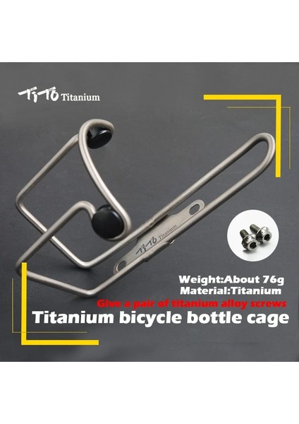 Mat 12CM Tarzı Totı Titanyum Alaşımlı Mtb Yol Bisikleti Su Şişesi Tutucu Hafif Dağ Bisikleti Bardak Tutucu Şişe Kafesi 76G Bisiklet Aksesuarları (Yurt Dışından)