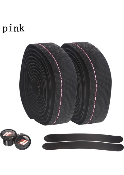 Hassns Pembe Stili Hassns Yol Bisikleti Gidon Bant Bisiklet Için Kolları Grta Manillar Bar Askı Sarma Askı Şerit Bisiklet Manşetleri Bartape (Yurt Dışından)