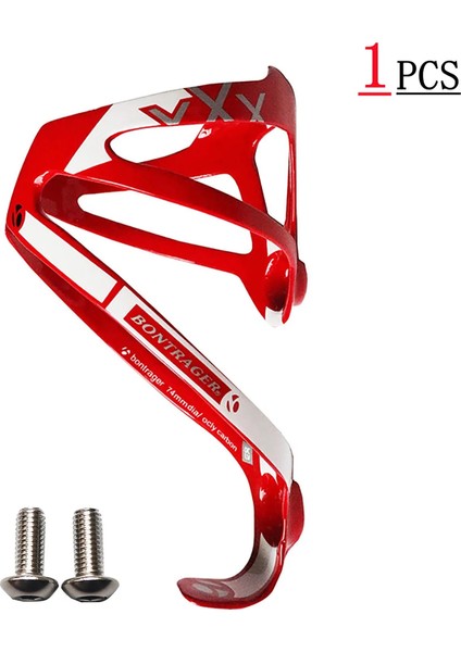 Kırmızı Parlak 1 Adet Tarzı Ot Satış Tam Karbon Fiber Şişe Kafesi Şişe Tutucu Bisiklet Aksesuarları Paketi ile Mat Folors 16G (Yurt Dışından)