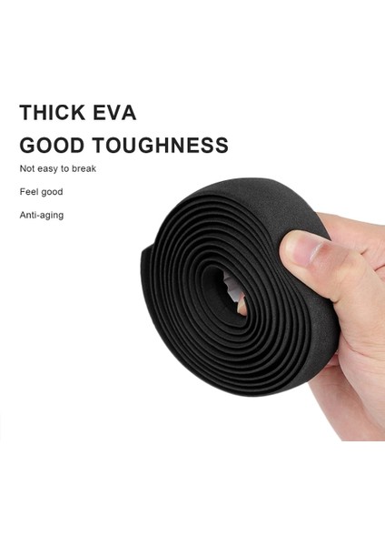 Siyah Stil 6 Adet Yapışkan Gidon Kayışı Yol Bisiklet Çubuğu Sapları Sargı Bandı Eva Kaymaz Bisiklet Çubuğu Sapları Sargı Bandı Bisiklet Aksesuarı G (Yurt Dışından) fırsatları