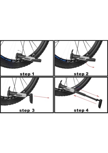 Siyah Stil Duutı Mini Taşınabilir Bisiklet Pompası Yüksek Mukavemetli Plastik Bisiklet Hızlı Hava Pompası Dağ Yol Bisikleti Şişme Tüp Bisiklet Araçları (Yurt Dışından) fiyatları