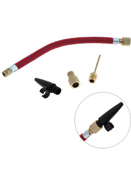 Ortable Nozul Vana Hava Hortumu Şişirme Iğneleri Şişirilebilir Top Mtb Yol Bisiklet Lastiği Için Pompa Şişirme Konektörü (Yurt Dışından) fiyatları