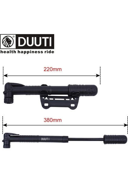 C Stili Stili Pcycling Mini Bisiklet Pompası Alüminyum Alaşımlı Bisiklet El Hava Pompası Top Lastik Şişirme Mtb Dağ Yol Bisikleti Avfv Için Pumı (Yurt Dışından)