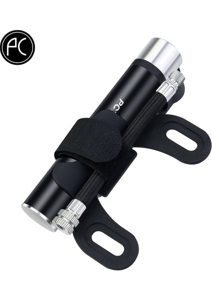 C Stili Stili Pcycling Mini Bisiklet Pompası Alüminyum Alaşımlı Bisiklet El Hava Pompası Top Lastik Şişirme Mtb Dağ Yol Bisikleti Avfv Için Pumı (Yurt Dışından)