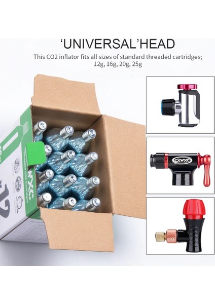 Son Sürüm Stili Co2 Şişirme Bisiklet Pompası (Co2 Kartuşları Yok), Mini El Bisikleti Pompası, Dağ Yolu Bisiklet Aksesuarları, Bisiklet Lastiği Tamir Takımı (Yurt Dışından) modelleri