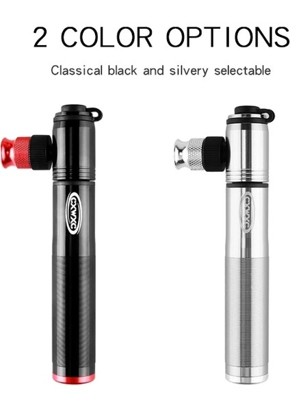 Mini Pompa Siyah Stili Rader Presta Valf Bisiklet Pompası Yol Bisikleti Co2 Combo Mini Co2 Bicicleta Şişirme Mtb Bisiklet C El Pompası Hava Şişirme (Yurt Dışından)