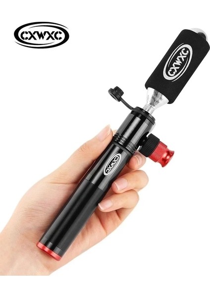 Mini Pompa Siyah Stili Rader Presta Valf Bisiklet Pompası Yol Bisikleti Co2 Combo Mini Co2 Bicicleta Şişirme Mtb Bisiklet C El Pompası Hava Şişirme (Yurt Dışından)