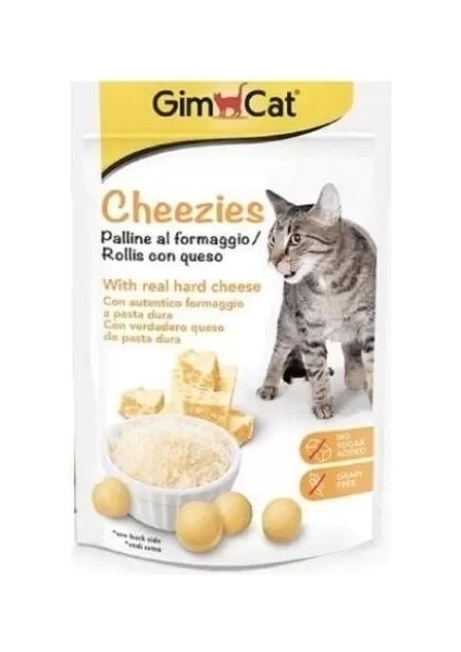 Cheezies Peynirli Tahılsız Kedi Ödül Tableti 10 gr