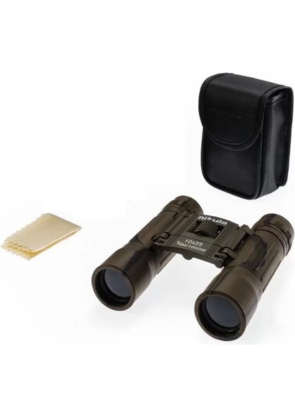 10X25 El Dürbünü Askeri Kauçuk Kaplama 1000M/56M