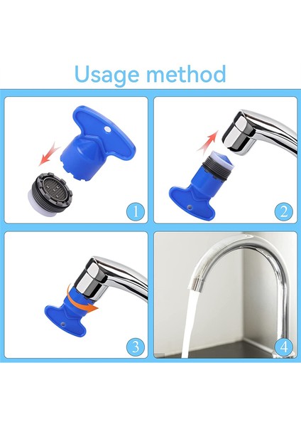 20 Adet Musluk Havalandırıcılar, M16.5 .5 M21.5 M24 Musluk Önbellek Havalandırıcı Su Tasarrufu Akış Kısıtlayıcı Anahtar Kaldırma Anahtarı ile (Yurt Dışından) modelleri