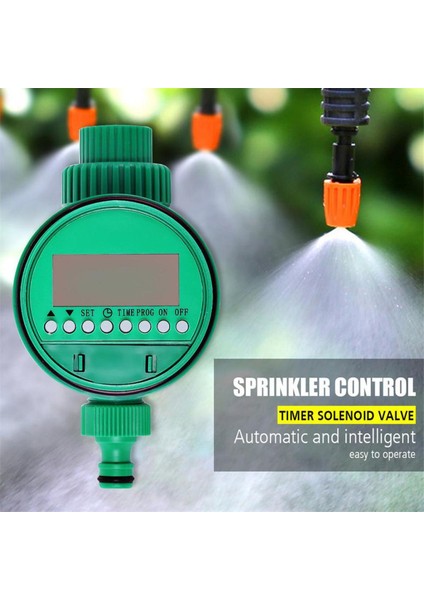 Akıllı Elektronik Sulama Sulama Zamanlayıcısı Küresel Vana LCD Ekran Bahçe Otomatik Sulama Zamanlayıcısı Tarımsal Kontrol Cihazı (Yurt Dışından)
