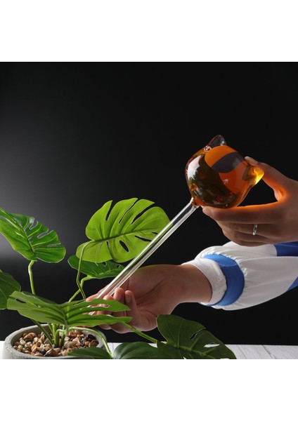 Cam Bitki Çiçek Su Besleyici Temizle Kedi Şekilli Cam Bitki Çiçek Tatil Sulama Su Besleyici Ev Bahçe Aracı (Yurt Dışından) indirimleri