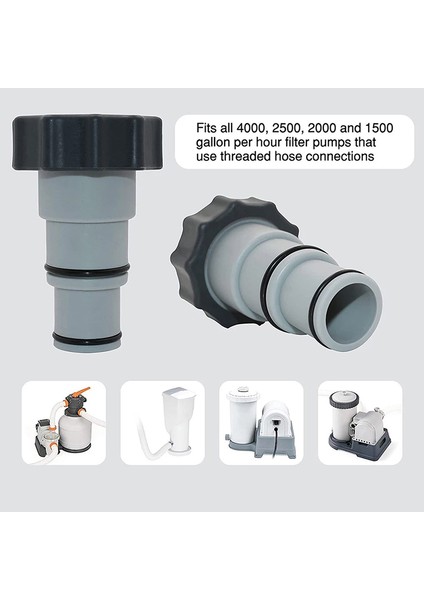 Yakalı Dişli Bağlantılı Havuz Hortum Adaptörü Pompa Bakım Parçaları Podazz (Yurt Dışından) modelleri