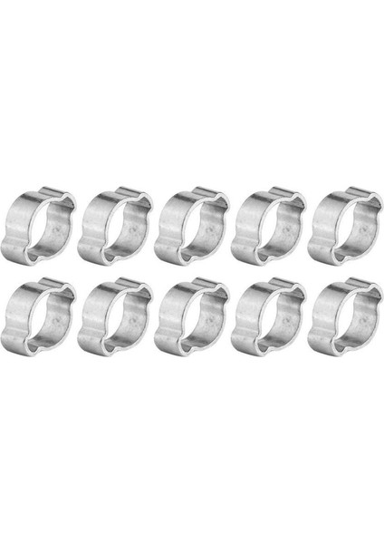 10 Çinko Çift Kulak Klipsi 2 Yakıt Hortumu Benzin Borusu Silikon Kelepçe Klipleri (Yurt Dışından) fiyatları