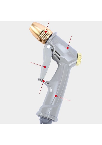 Arelene Taşınabilir Yüksek Basınçlı Su Memesi Ayarlanabilir Metal Meme Yıkama Araba Yıkama Bahçe Sulama Hortumu Memesi (Yurt Dışından) indirimleri