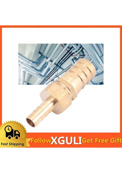 Xguli 10--16MM Pirinç Bağlantı Hortumu Diken Kuyruk Redüktör Azaltıcı Fiş Konnektörü Dayanıklı (Yurt Dışından)