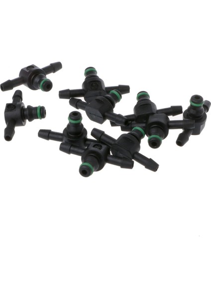 Bosch 110 Serisi Enjektör Için 10 Adet T Tipi Konnektör Borusu Hortum Marangoz Borusu (Yurt Dışından)