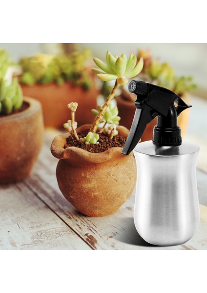 350ML Paslanmaz Çelik Sulama Kovası Bitki Sprey Şişesi Gümüş (Yurt Dışından) fırsatları