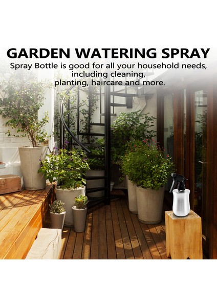 350ML Paslanmaz Çelik Sulama Kovası Bitki Sprey Şişesi Gümüş (Yurt Dışından) indirimleri