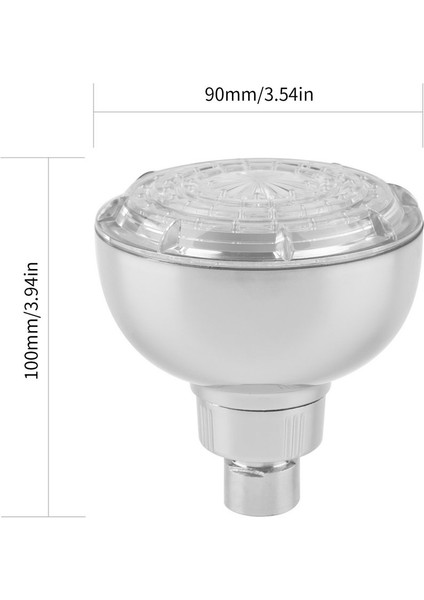 Dayanıklı LED Işıklı Duş Başlıkları 7 Renk Değişen Musluk Banyo Duş Başlığı-Gümüş (Yurt Dışından) modelleri