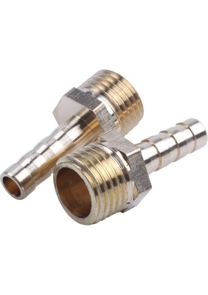 Adet Pirinç 6mm Yakıt Gaz Hortumu Diken 1/4 Inç Erkek Dişli Bağlantı Bağlantısı Altın (Yurt Dışından) modelleri