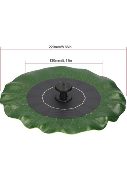 Güneş Enerjili Su Çeşmeleri-1 Set x Güneş Lotus Yaprağı Çeşmesi-Gösterildiği Gibi (Yurt Dışından) modelleri