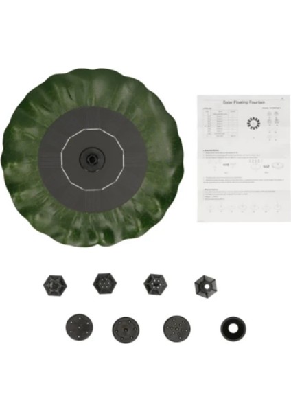 Güneş Enerjili Su Çeşmeleri-1 Set x Güneş Lotus Yaprağı Çeşmesi-Gösterildiği Gibi (Yurt Dışından) indirimleri
