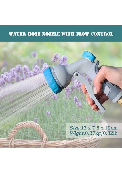 Srıwen Bahçe Hortumu Nozulları 8 Ayarlanabilir Desenler Hortum Püskürtme Memesi Sulama Aksesuarları Bahçe Sulama Çim Araba Yıkama (Yurt Dışından) fırsatları