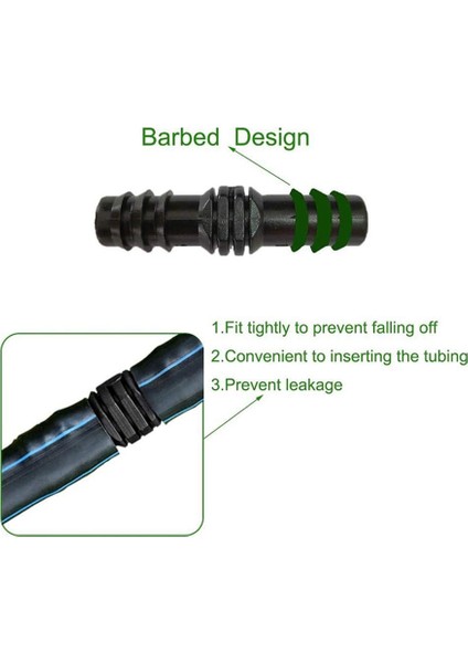 Lkpcıgcxm Damlama Borusu Için Sulama Bağlantı Parçaları Kiti -6 Tee, 6 Kaplin, 6 Uç, 6 Dirsek - 16MM Uyumlu Damla Yağmurlama Sistemleri (Yurt Dışından) fırsatları