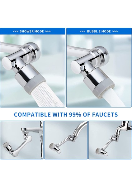 Su Çıkış Modlu Evrensel 1080° Robotik Kol Musluk Havalandırıcı Lavabo Sı (Yurt Dışından) modelleri