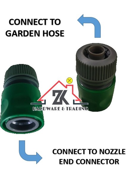 Bahçe Hortum Borusu Hızlı Bağlantı / Nozul Adaptörü / Bahçe Su Borusu Bağlantı (Yurt Dışından) fırsatları