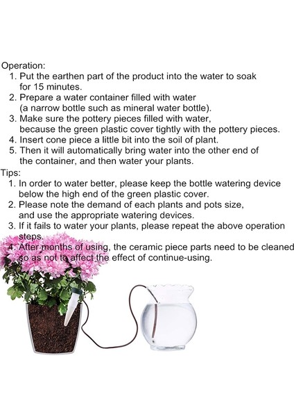 Sulama Kazık Otomatik Sulama Sistemi, Dış Mekan Iç Mekan Bitkileri (16) (Yurt Dışından) fırsatları