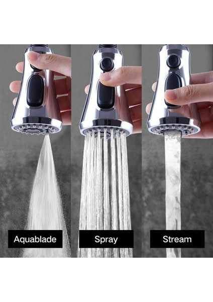 Dışarı Çekin Püskürtme Memesi Su Tasarrufu Mutfak Musluk Musluk Püskürtme Başlığı Style1 (Yurt Dışından) fiyatları