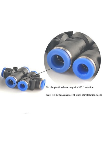 Zoroom Sisleme Memesi Kiti 1/4-Iç Memesi ile Sprey Soğutma Cihazı Konnektörleri Açık Su Mister Soğutma Sistemi 10 Adet (Yurt Dışından) indirimleri