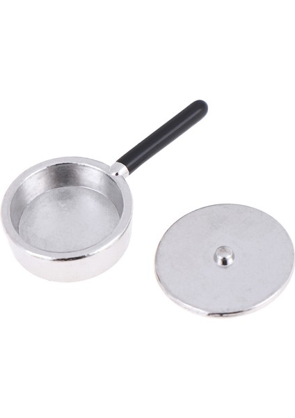 Adet 1:12 Evcilik Minyatür Metal Mini Tencere Seti Bebek Evi Mutfak Mobilyaları (Yurt Dışından)
