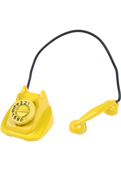 1:12 Dollhouse Minyatür Mini Vintage Telefon Bebek Evi Mobilya Oyuncaklar (Yurt Dışından) fiyatları