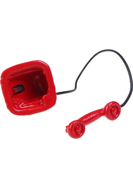1:12 Dollhouse Minyatür Mini Vintage Telefon Bebek Evi Mobilya Oyuncaklar (Yurt Dışından) fırsatları
