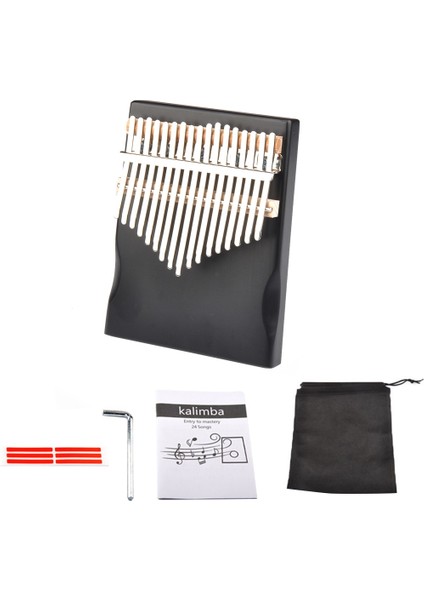 17 Tuşları Kalimba Müzik Aleti Çam Ahşap Başparmak Parmak Piyano Afrika Sanza Mbira Tuning Aracı ile Etiket Acemi Çocuklar Için (Yurt Dışından)