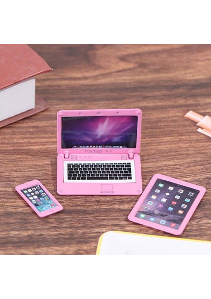 Adet/takım 1/12 Ölçekli Dollhouse Minyatür Cep Tablet Telefon Bilgisayar Bebekler Için Cologo (Yurt Dışından)