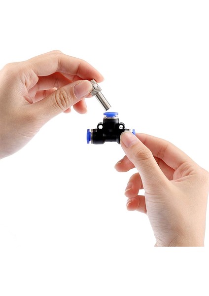 Jdxhlau Sisleme Memesi Kiti 1/4-Iç Memesi ile Sprey Soğutma Cihazı Konnektörleri Açık Su Mister Soğutma Sistemi 10 Adet (Yurt Dışından) indirimleri