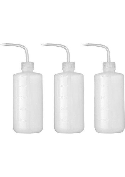 Srıwen 3 Adet Sulama Şişesi 500 ml 17 Oz Kapalı Bitki Sulama Kovası Su Fışkırtma Şişesi Plastik Durulama Şişesi Yıkama Dövme (Yurt Dışından)