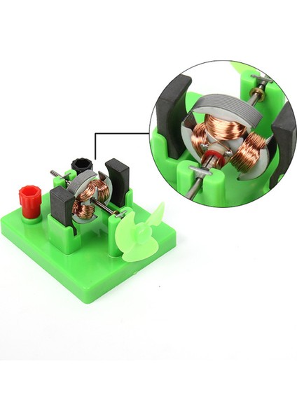 Fanlı Doğru Akım Motor Modeli Fiziksel Devre Deneyi Çocuk Eğitici Oyuncak (Yurt Dışından)