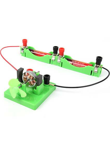 Fanlı Doğru Akım Motor Modeli Fiziksel Devre Deneyi Çocuk Eğitici Oyuncak (Yurt Dışından)
